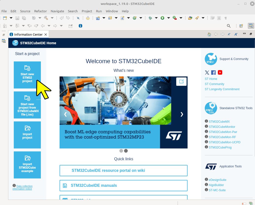 hobbylab.jp Software 開発環境 STM32 開始